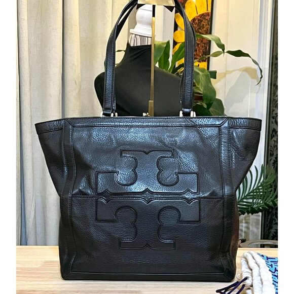 RARE!!!  STUNNING!!! AUTHENTIC TORY BURCH BLACK JESSICA HANDBAG!! - Picture 2 of 10